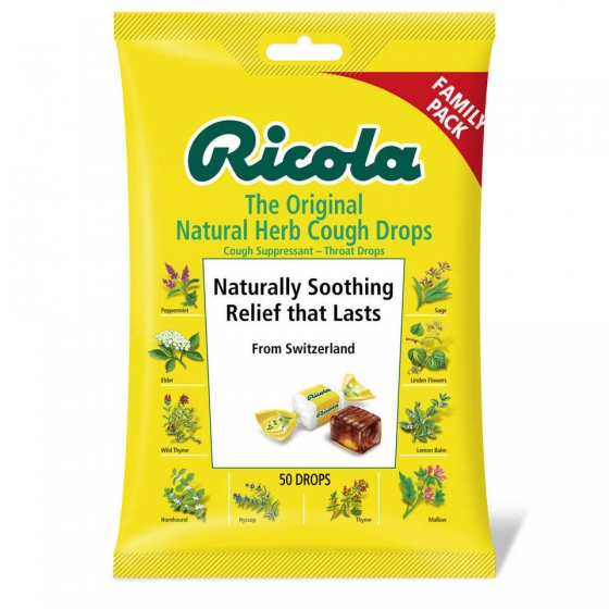 NATURAL HERB COUGH DROPS (50 drops)