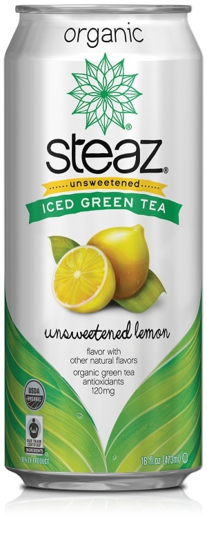 unsweetened lemon ice green tea