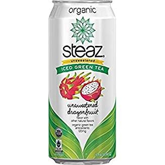 Steaz Iced green tea, dragonfruit, Unsweetened