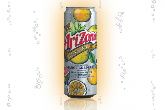 Orange Grapefruit Flavored Sparkling Water With Minerals Cans 8 Pack