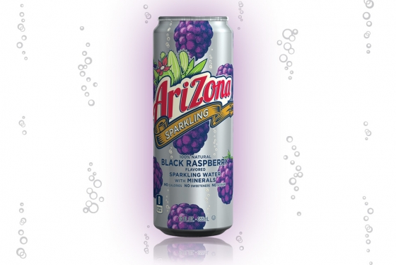 Black Raspberry Flavored Sparkling Water With Minerals Cans 8 Pack