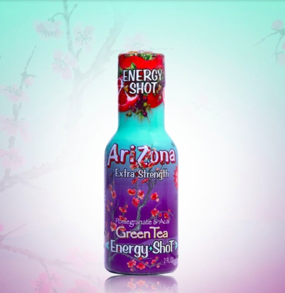 Green Tea with Pomegranate & Acai Energy Shot 12 Pack