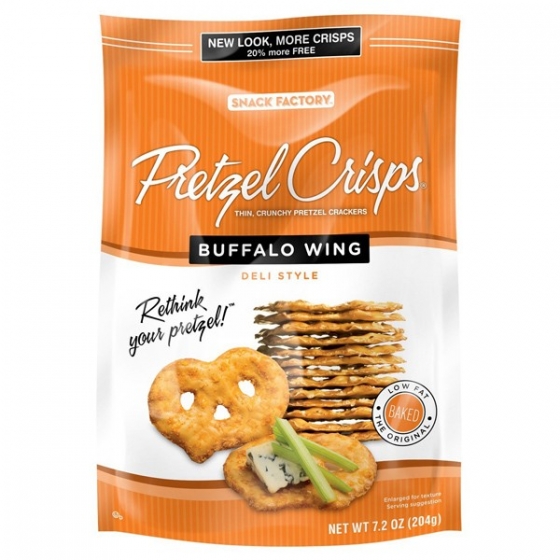 Buffalo Wing Pretzel Crisps® 7.2 oz bag (pack of 12)