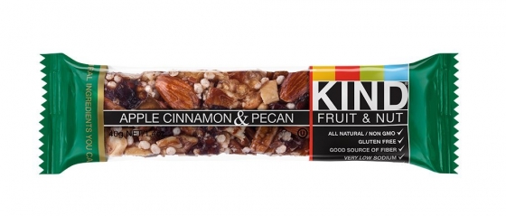 KIND bars apple cinnamon & pecan