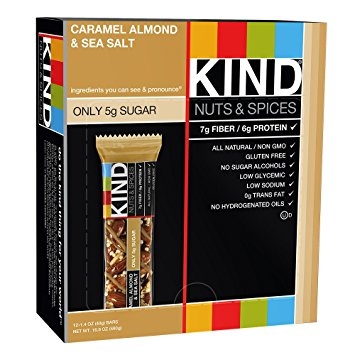KIND bars caramel almond & sea salt