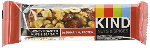 KIND bars honey roasted nuts & sea salt