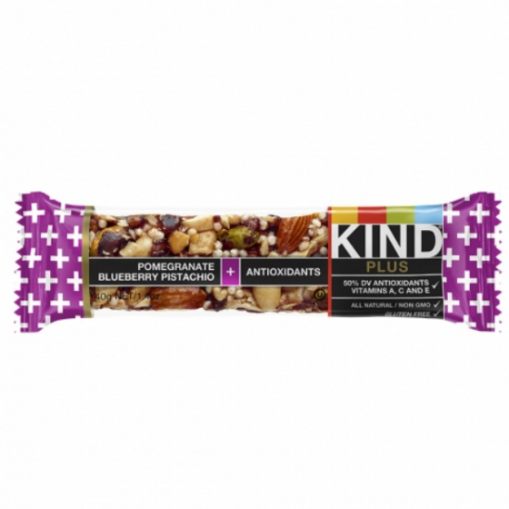 KIND bars pomegranate blueberry pistachio + antioxidants