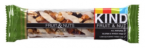 KIND bars fruit & nuts in yogurt
