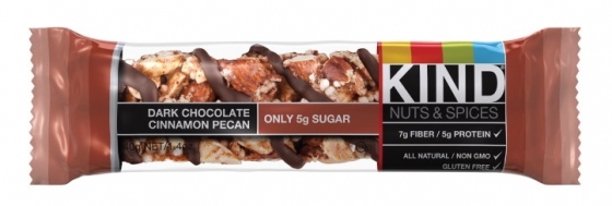 KIND bars dark chocolate cinnamon pecan