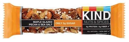 KIND bars maple glazed pecan & sea salt