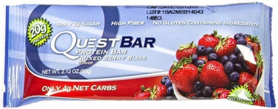 Quest Nutrition Protein Bars Mixed Berry Bliss