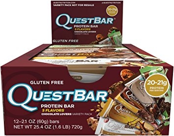 Quest Nutrition Protein Bars Chocolate Lovers Variety Pack