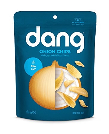 Dang Crispy Caramelized Onion Chips, Sea Salt, 4 Count