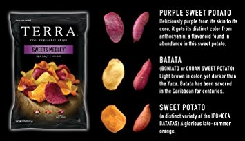 Terra Sweets Medley, Sea Salt, 5.75 Ounce 12 Pack