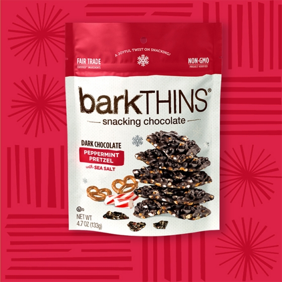 Dark Chocolate Peppermint Pretzel