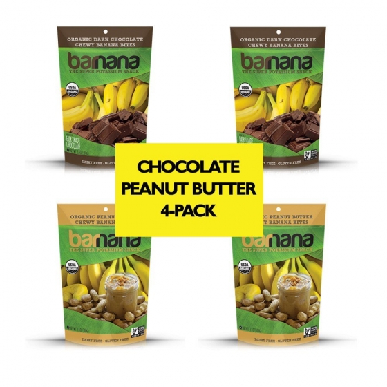 CHOCOLATE PEANUT BUTTER 4-PACK