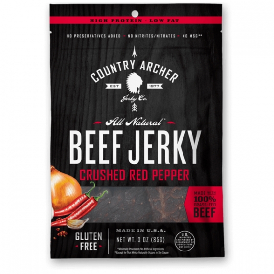 CRUSHED RED PEPPERBEEF JERKY