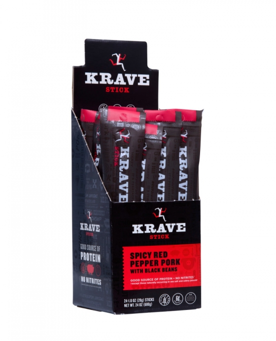12 - PACK: SPICY RED PEPPER PORK STICK WITH BLACK BEANS