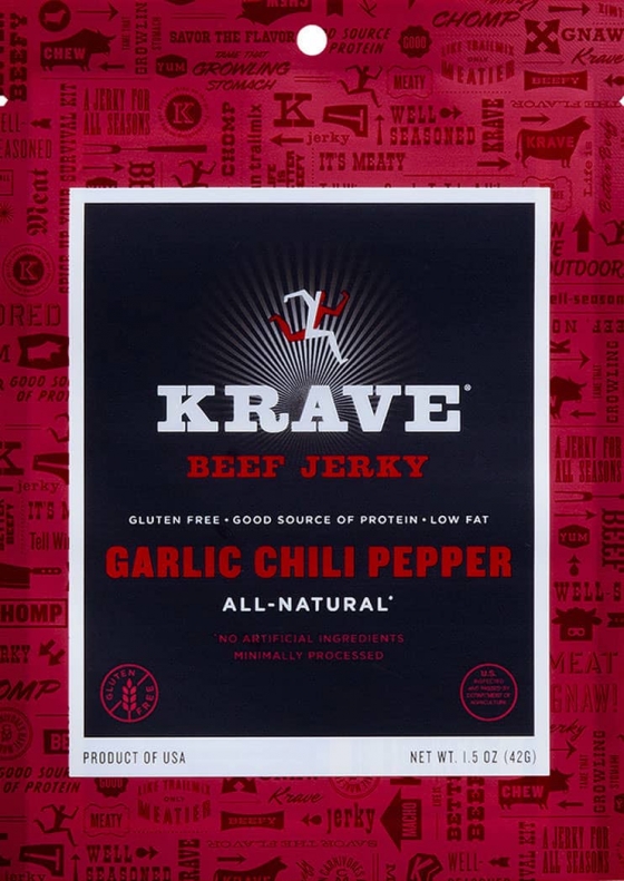 GARLIC CHILI PEPPERBEEF JERKY