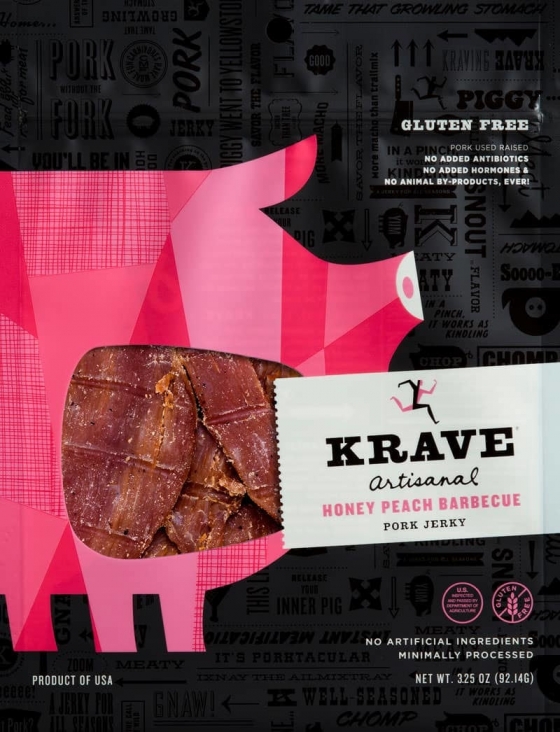 HONEY PEACH BARBECUEPORK JERKY