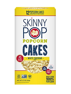 White Cheddar Popcorn Cakes