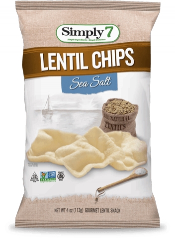 Sea SaltLENTIL CHIPS 24 pack