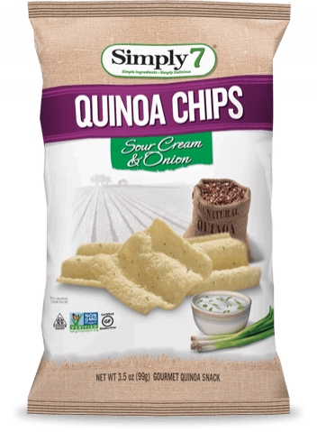 Sour Cream & OnionQUINOA CHIPS 24 pack