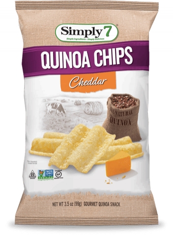CheddarQUINOA CHIPS 24 pack