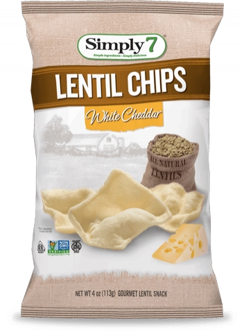 White CheddarLENTIL CHIPS 24 pack