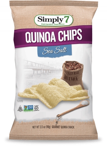 Sea SaltQUINOA CHIPS 24 pack