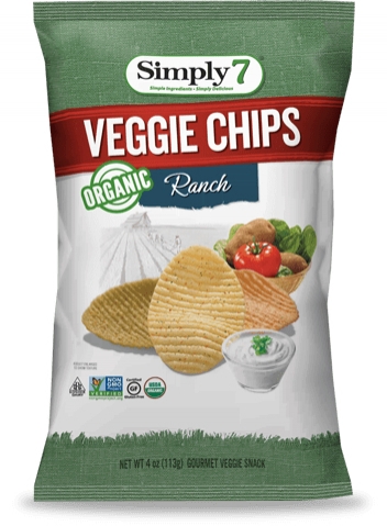 RanchORGANIC VEGGIE CHIPS 24 pack