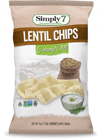 Creamy DillLENTIL CHIPS 24 pack