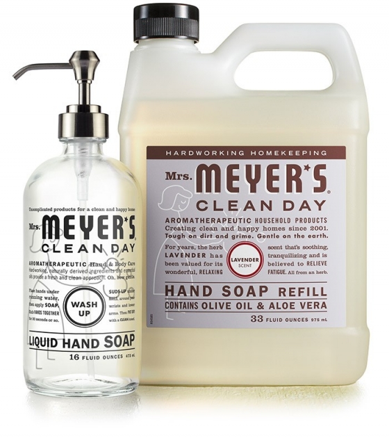 LavenderGLASS HAND SOAP + REFILL SET