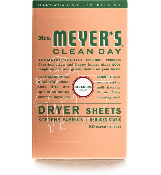 GeraniumDRYER SHEETS