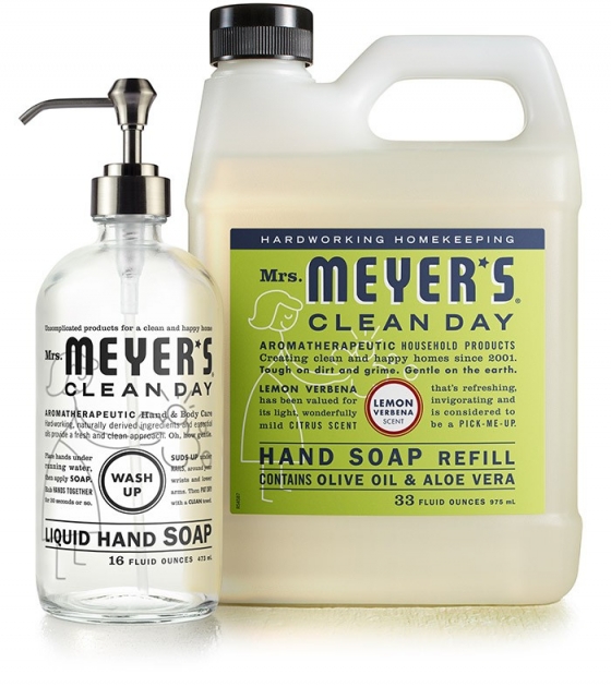 Lemon VerbenaGLASS HAND SOAP + REFILL SET