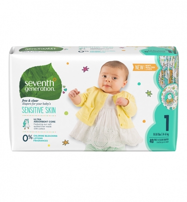 Free & Clear Baby DiapersSize 1