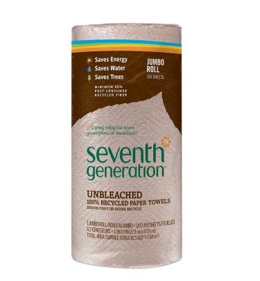 100% Recycled Paper Towels - Unbleached120 sheets