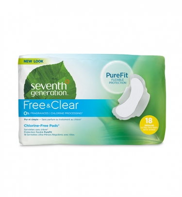 Free & Clear Ultra Thin Pads with WingsRegular
