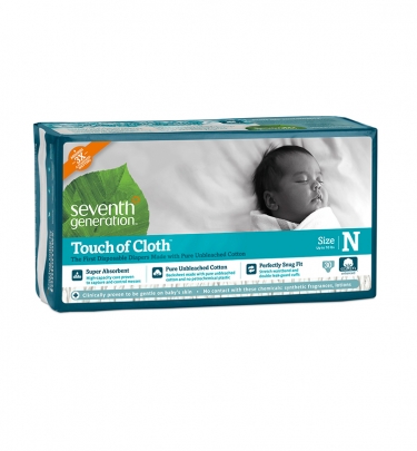 Touch of Cloth™ Disposable DiapersNewborn (up to 10 lbs.)