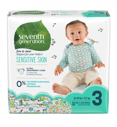 Free & Clear Baby DiapersSize 3