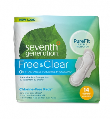 Free & Clear Maxi PadsOvernight