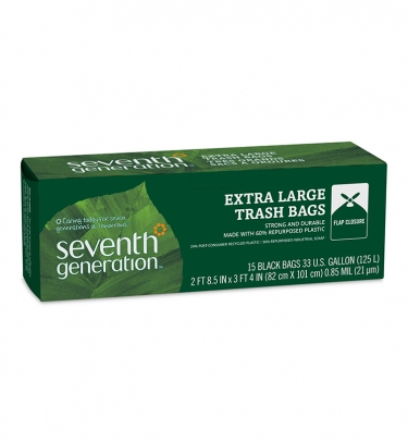 Extra Large Trash Bags/Flap Tie - 33 gallon33 gallon
