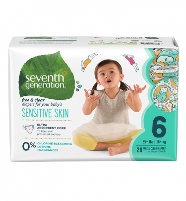 Free & Clear Baby DiapersSize 6