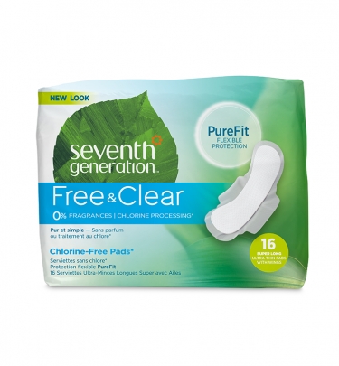 Free & Clear Ultra Thin Pads with WingsSuper