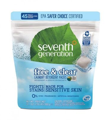 Laundry Detergent PacksFree & Clear