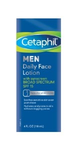 Men Daily Face Lotion with Broad Spectrum SPF 15