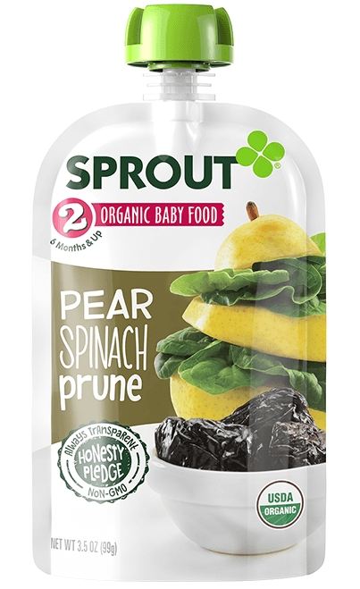 Pear Spinach Prune