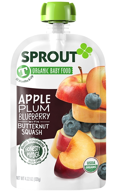 Apple Plum Blueberry with Butternut Squash