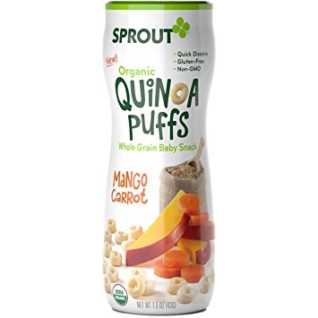 Carrot Mango Quinoa Puffs