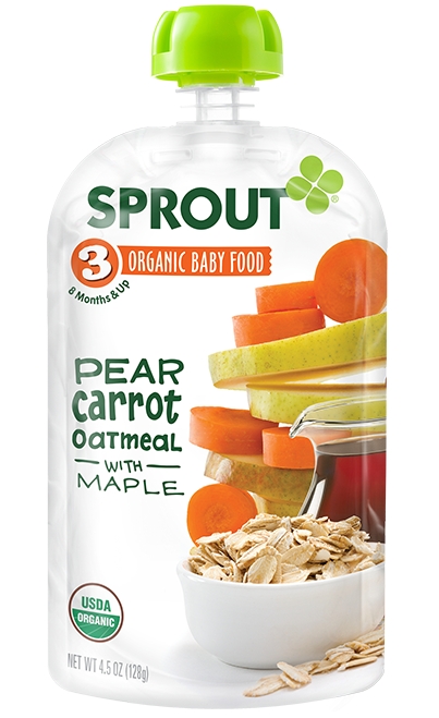 Pear Carrot Oatmeal with Maple